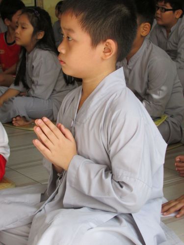 TP.HCM: Triển lãm tranh thư pháp và lễ hội ẩm thực chay tại chùa Thiên Chánh