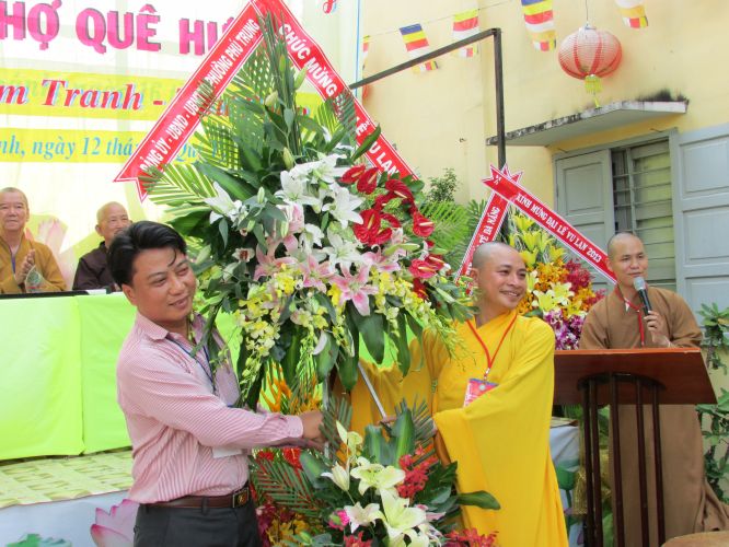 TP.HCM: Triển lãm tranh thư pháp và lễ hội ẩm thực chay tại chùa Thiên Chánh