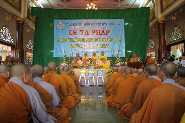 Đồng Tháp: Lễ Tạ Pháp An Cư Kiết Hạ