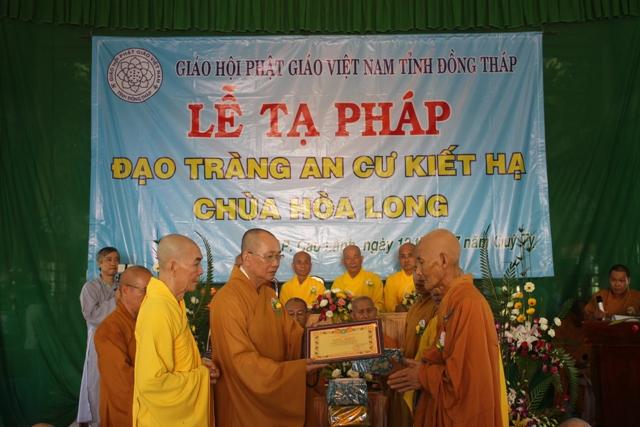 Đồng Tháp: Lễ Tạ Pháp An Cư Kiết Hạ