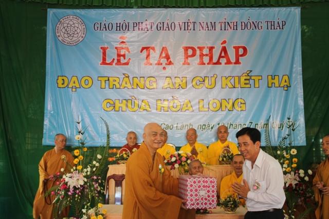 Đồng Tháp: Lễ Tạ Pháp An Cư Kiết Hạ
