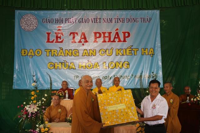 Đồng Tháp: Lễ Tạ Pháp An Cư Kiết Hạ