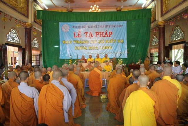 Đồng Tháp: Lễ Tạ Pháp An Cư Kiết Hạ