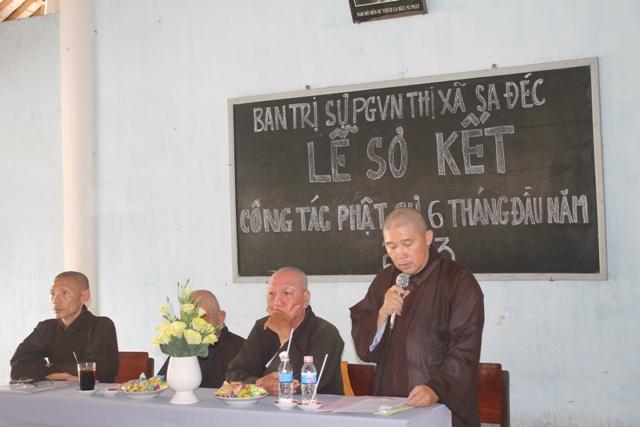Đồng Tháp: Lễ Sơ Kết 6 Tháng Đầu Năm GHPGVN Thị Xã Sa Đéc