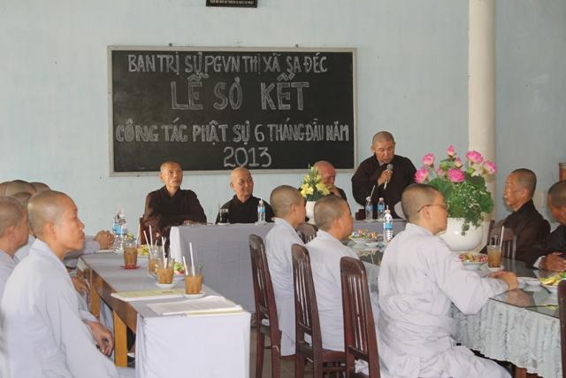 Đồng Tháp: Lễ Sơ Kết 6 Tháng Đầu Năm GHPGVN Thị Xã Sa Đéc