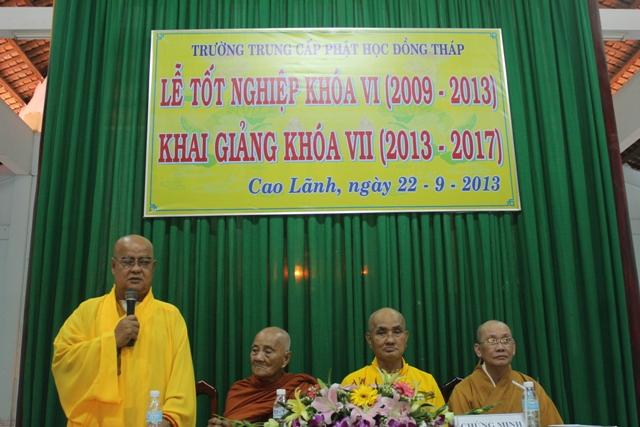 Đồng Tháp: Tốt Nghiệp Trung Cấp Phật Học Khóa VI – Khai Giảng Kháo VII