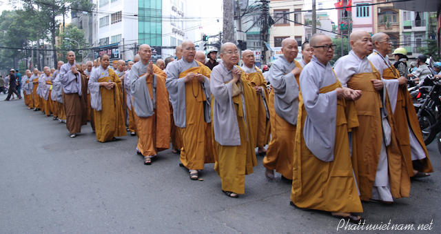 Chùm ảnh: Lễ Di Quan cố HT. Thích Nhật Quang tại TĐ Ấn Quang
