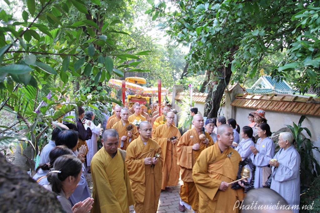 Chùm ảnh: Lễ Di Quan cố HT. Thích Nhật Quang tại TĐ Ấn Quang
