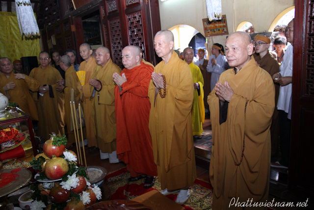 Chùm ảnh: Lễ Di Quan cố HT. Thích Nhật Quang tại TĐ Ấn Quang
