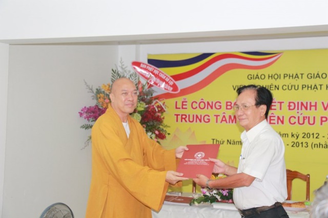 TP. HCM: Lễ ra mắt trung tâm nghiên cứu Phật giáo Việt Nam