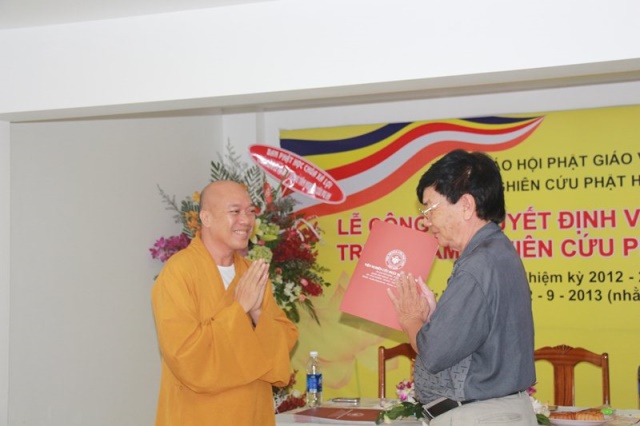 TP. HCM: Lễ ra mắt trung tâm nghiên cứu Phật giáo Việt Nam