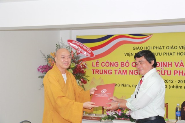 TP. HCM: Lễ ra mắt trung tâm nghiên cứu Phật giáo Việt Nam