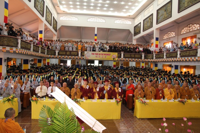 HVPGVN tại TP. HCM tổ chức lễ tốt nghiệp Cử nhân Phật học khóa VIII