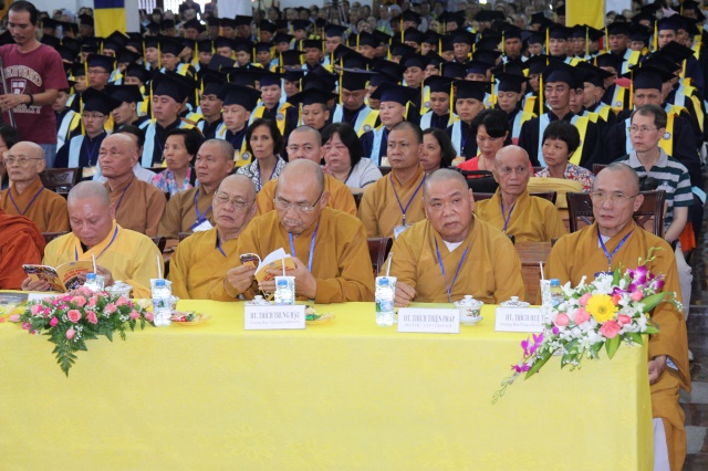 HVPGVN tại TP. HCM tổ chức lễ tốt nghiệp Cử nhân Phật học khóa VIII