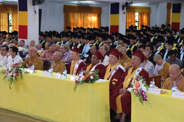 HVPGVN tại TP. HCM tổ chức lễ tốt nghiệp Cử nhân Phật học khóa VIII