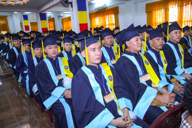 HVPGVN tại TP. HCM tổ chức lễ tốt nghiệp Cử nhân Phật học khóa VIII