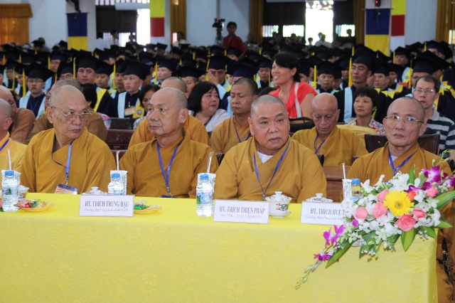 HVPGVN tại TP. HCM tổ chức lễ tốt nghiệp Cử nhân Phật học khóa VIII