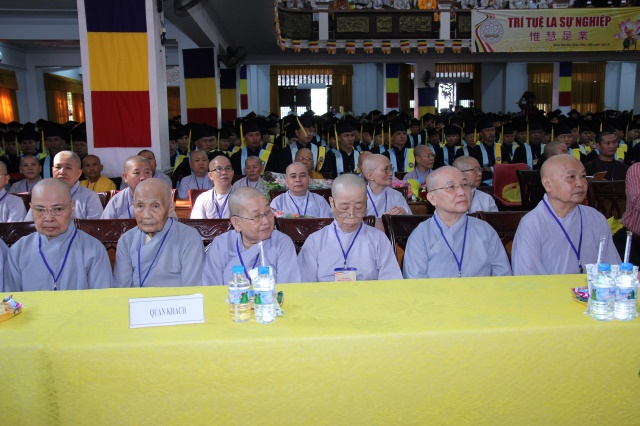 HVPGVN tại TP. HCM tổ chức lễ tốt nghiệp Cử nhân Phật học khóa VIII