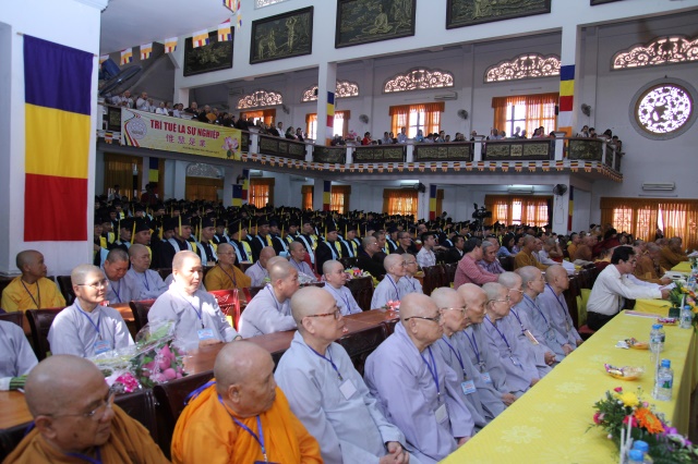 HVPGVN tại TP. HCM tổ chức lễ tốt nghiệp Cử nhân Phật học khóa VIII