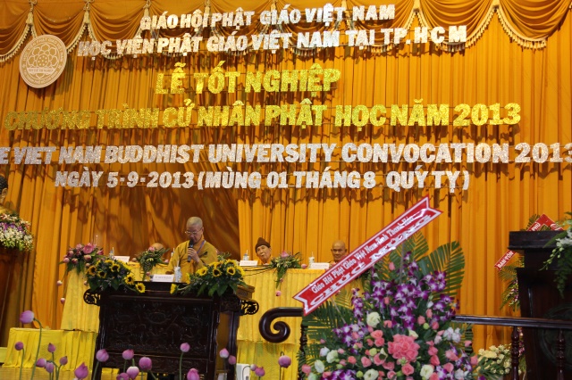 HVPGVN tại TP. HCM tổ chức lễ tốt nghiệp Cử nhân Phật học khóa VIII