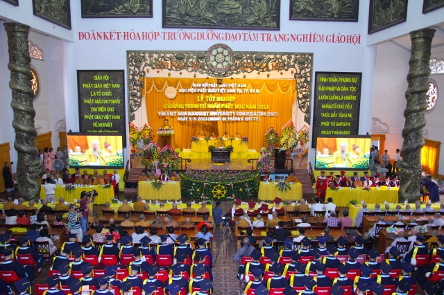 HVPGVN tại TP. HCM tổ chức lễ tốt nghiệp Cử nhân Phật học khóa VIII