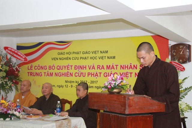 TP. HCM: Lễ ra mắt trung tâm nghiên cứu Phật giáo Việt Nam