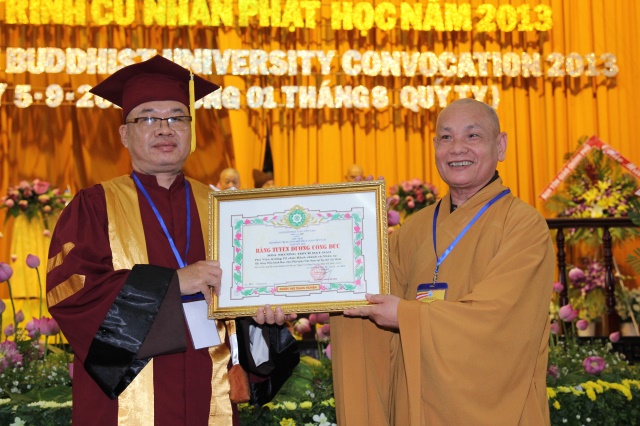 HVPGVN tại TP. HCM tổ chức lễ tốt nghiệp Cử nhân Phật học khóa VIII