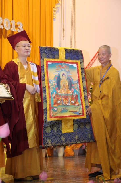 HVPGVN tại TP. HCM tổ chức lễ tốt nghiệp Cử nhân Phật học khóa VIII