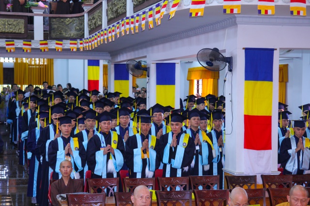 HVPGVN tại TP. HCM tổ chức lễ tốt nghiệp Cử nhân Phật học khóa VIII