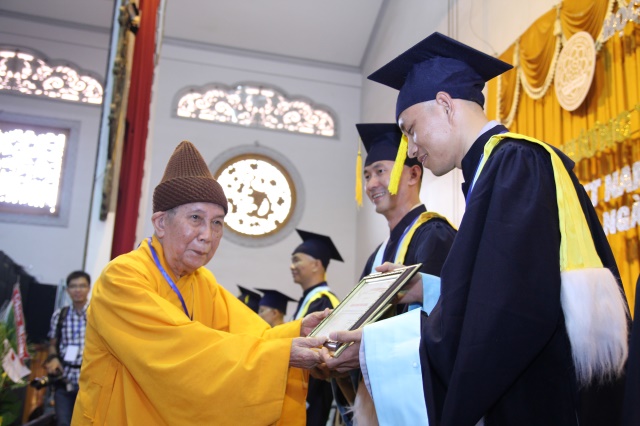 HVPGVN tại TP. HCM tổ chức lễ tốt nghiệp Cử nhân Phật học khóa VIII