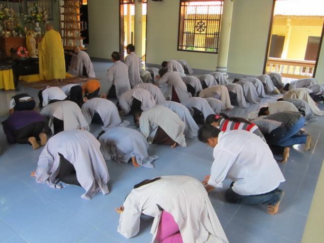 Chùa Đức Hòa tổ chức lễ Quy y nhân mùa Vu lan PL. 2557