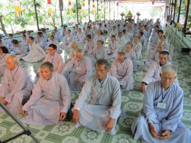 Khóa tu “Một ngày an lạc” lần thứ 43 tại chùa Sắc tứ Minh Thiện