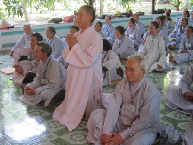 Khóa tu “Một ngày an lạc” lần thứ 43 tại chùa Sắc tứ Minh Thiện