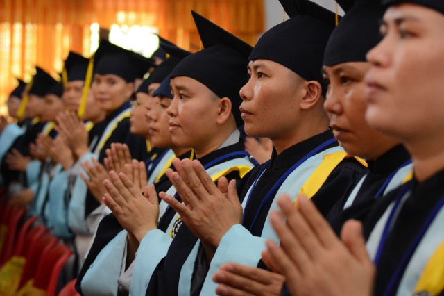 HVPGVN tại TP. HCM tổ chức lễ tốt nghiệp Cử nhân Phật học khóa VIII