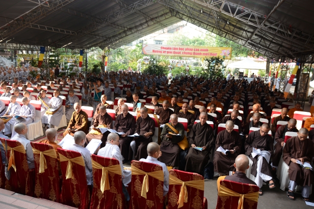 HVPGVN tại TP. HCM tổng khai giảng chương trình cử nhân Phật học khóa IX – X