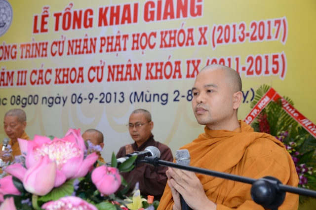 HVPGVN tại TP. HCM tổng khai giảng chương trình cử nhân Phật học khóa IX – X