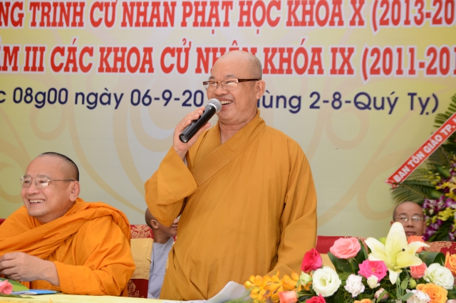 HVPGVN tại TP. HCM tổng khai giảng chương trình cử nhân Phật học khóa IX – X