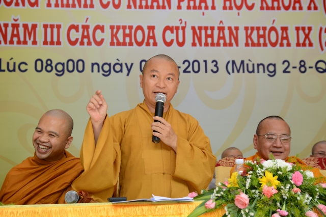 HVPGVN tại TP. HCM tổng khai giảng chương trình cử nhân Phật học khóa IX – X