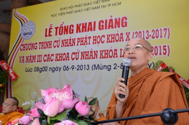 HVPGVN tại TP. HCM tổng khai giảng chương trình cử nhân Phật học khóa IX – X