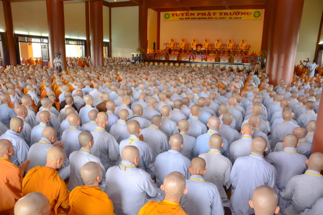 Trang nghiêm lễ khai mạc Đại giới đàn Quảng Đức PL. 2557