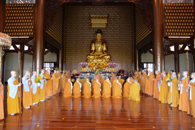 Trang nghiêm lễ khai mạc Đại giới đàn Quảng Đức PL. 2557