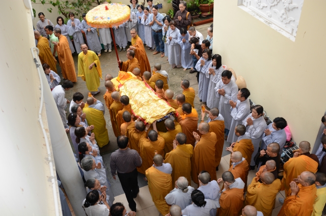 Lễ nhập Kim quan Hòa thượng Thích Đạt Đạo