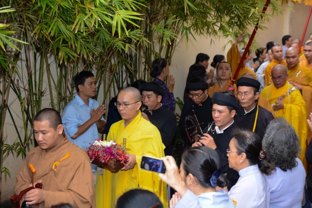 Lễ nhập Kim quan Hòa thượng Thích Đạt Đạo