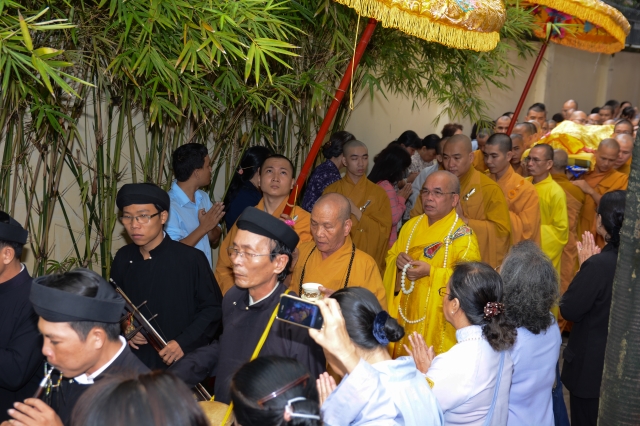 Lễ nhập Kim quan Hòa thượng Thích Đạt Đạo