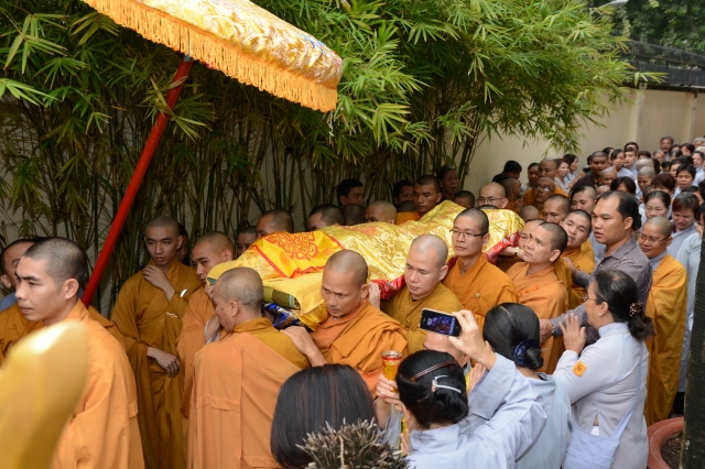 Lễ nhập Kim quan Hòa thượng Thích Đạt Đạo