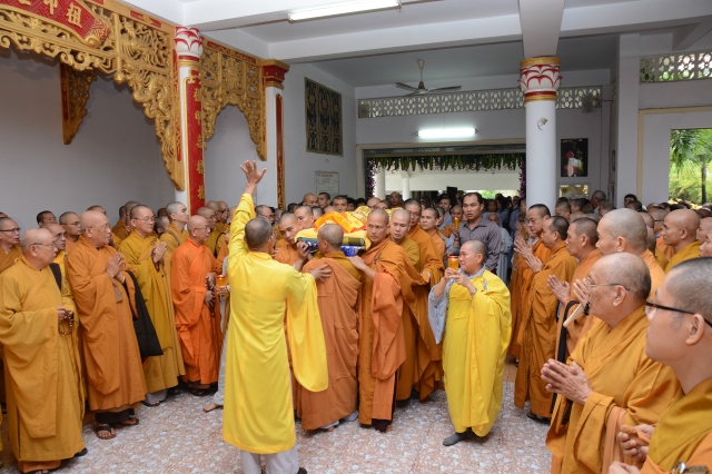 Lễ nhập Kim quan Hòa thượng Thích Đạt Đạo