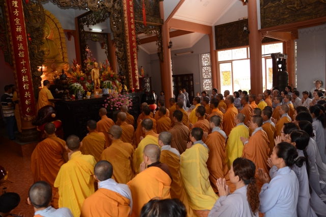Lễ nhập Kim quan Hòa thượng Thích Đạt Đạo