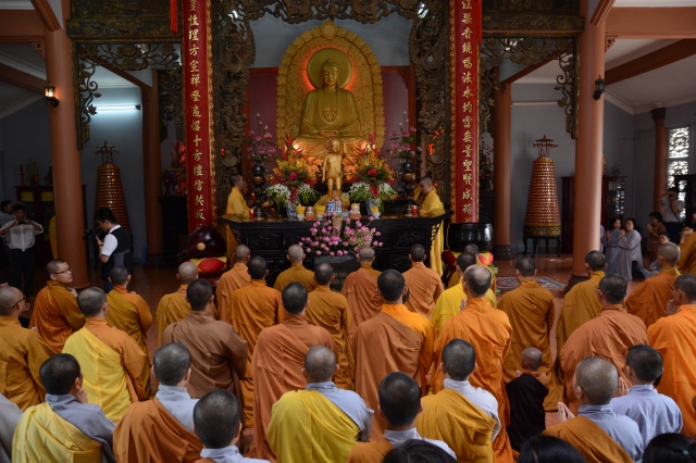 Lễ nhập Kim quan Hòa thượng Thích Đạt Đạo