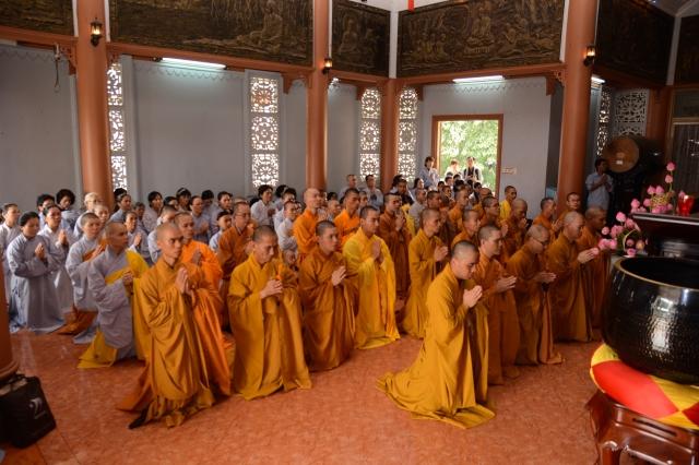 Lễ nhập Kim quan Hòa thượng Thích Đạt Đạo