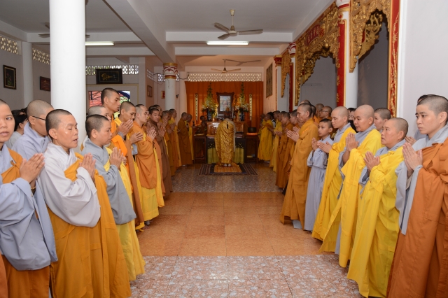 Lễ nhập Kim quan Hòa thượng Thích Đạt Đạo